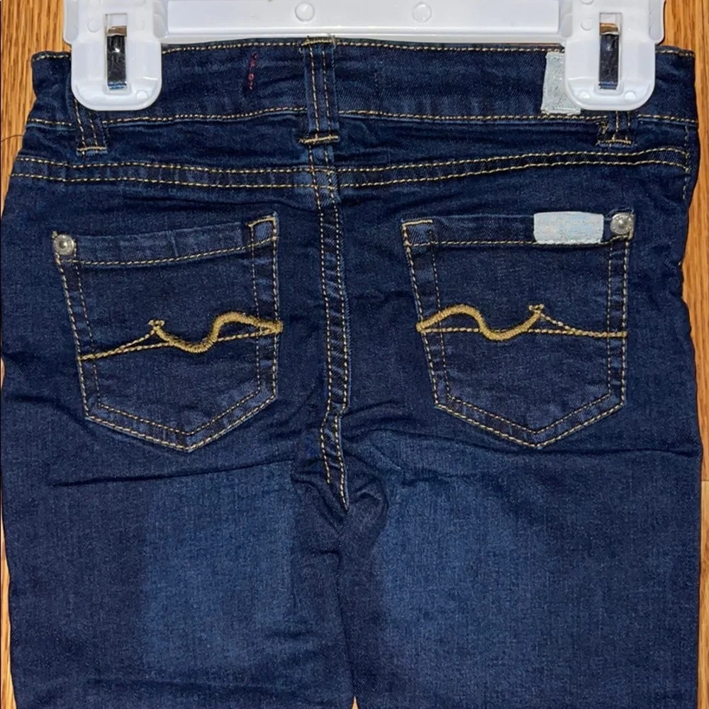 NWT 7 For All Mankind 6 Blue Jeans Shirt Blouse